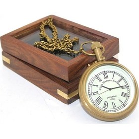 Resim Ahşap Kutulu Köstekli Saat Nı4313a - Net7667-1968 