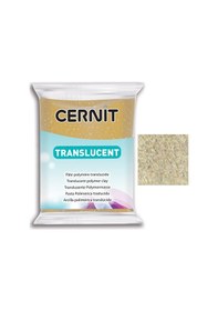 Resim Cernit Translucent Transparan Polimer Kil 56G 050 Glitter Gold 