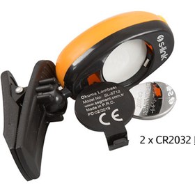 Resim S-Link SL-8712 Pilli Mandallı Led Kitap Okuma Lambası 