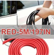 Resim Topnotch Kırmızı 5m Universal Kapı Kenar Koruyucu - Çarpışma Önleyici Ses Geçirmez 