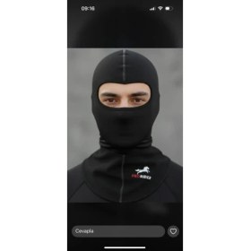 Resim YBS Motosiklet Balaklava Maske Soğuk Geçirmez 