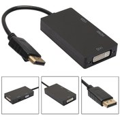 Resim Displayport To Hdmi Dvi Vga Çevirici Projeksiyon Görüntü Aktarma Diğer