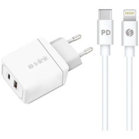 Resim S-Link Swapp IP-SW30 18W Type C To Lightning C94 Lisanslı Hızlı Şarj Cihazı 