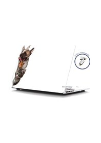 Resim Apple Uyumlu MacBook Air Kılıf Hardcase Touch Id A1932 A2179 A2337 Animal01Nl R-16 