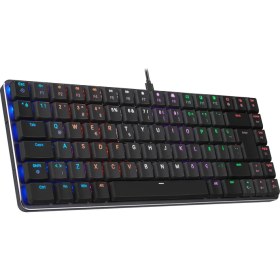 Resim Rampage Granıte Siyah/gri Low Profile Red Swıtch Q Rainbow Mekanik Gaming Oyuncu Klavye 