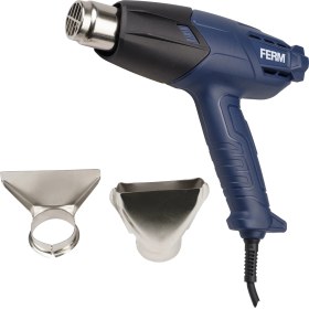 Resim FERM Power HAM1019 Sıcak Hava Tabancası - 2 Sıcaklık değerleri - 400 ila 600 derece - 2000W 