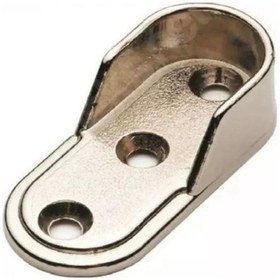 Resim Oval Askı Dolap Borusu Askı Flanşı 