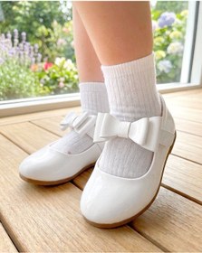 Resim Surpie Shoes Fiyonk Detaylı Bantlı Ortopedik Çocuk Babet 