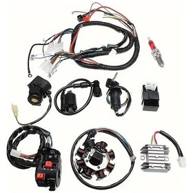 Resim Motion003 Atv Quad 150 200 250cc Cdı Stator Elektrik Kablo Tulum Seti 1 Set 