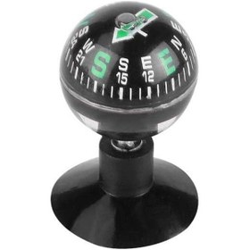 Resim 7cm Vantuzlu Pusula Siyah 