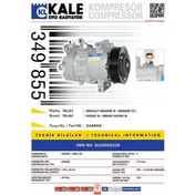 Resim Klima Kompresörü Megane III-Scenıc III 1.4Tce-2.0DCI 09=-; 