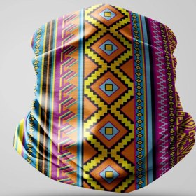 Resim Motosiklet Bandana Buff Boyunluk Unisex Rainbow 