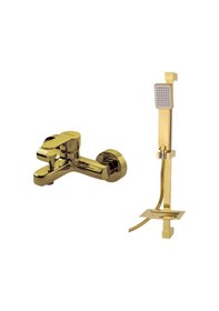Resim Domino Altın Banyo Bataryası,altın Sürgülü Üst 971518-431600 