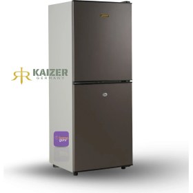 Resim Kaizer Germany Çift Sistem 140 Buzdolabı Alttan Buzluk - Antrasit 12 / 24 / 220 Volt 