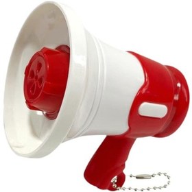 Resim Suntek Taşınabilir Megafon Hoparlör Oyuncak Mini Kırmızı " 