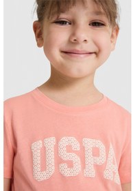 Resim U.s. Polo Assn. Kız Çocuk Mercan Tişört Basic 50320291-vr204 Coral 