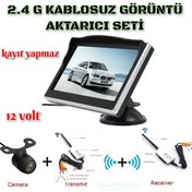 Resim Wifi Görüntü Aktarıcı+5 İnç Monitör+ Kelebek Kamera Seti 12 Volt 