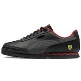 Resim Puma Ferrari Roma Via 308067 01 Black-flat Dark Grey Siyah - Kırmızı 