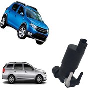 Resim DACİA LOGAN - SANDERO SİLECEK SU FİSKİYE MOTORU 12 VOLT ÇİFT ÇIKI 