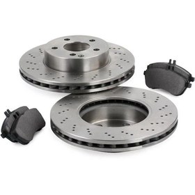 Resim Mercedes C Sınıfı W204 Ön Fren Disk Brembo Marka A2044213612 