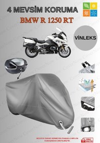 Resim AutoEN BMW R 1250 RT VİNLEKS (PREMİUM) ARKA ÇANTA KİLİT UYUMLU MOTOR BRANDASI LÜKS KALİTE-GRİ 