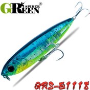 Resim GREENSPIDER 10.2cm/17.5g Topwater Yapay Kalem Balıkçılık Yemi, 4.02in/0.62oz Bionik Plastik Sert Tıkırtılı Wobbler Yem, Tuzlu Su Balıkçılık Malzemeleri 