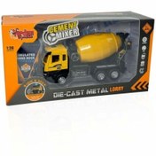 Resim MATMEL Vardem Çek Bırak 1:28 Sesli Excavator Mikser XX992 