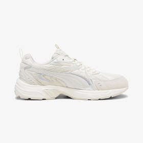 Resim Puma Milenio Tech Suede Erkek Beyaz Günlük Spor Ayakkabı - 393489 Beyaz 