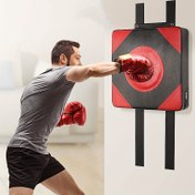 Resim 1 adet PU deri Duvar Boksu Ped, Boks Hedef Eğitim Kum Torbası, Boks Duvarı Vuruşu MMA, Muay Thai, Dövüş Sanatları, Karate Eğitimi için 