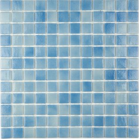 Resim Havuz, Banyo, Sauna, Spa ve Tüm Yüzeyler Için 25X25 mm P.g. Mavi Cam Mozaik 