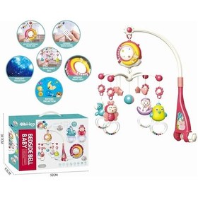 Resim Bıb648a54 -vardem Işıklı Müzikli Kumandalı Kırmızı Bebek Dönencesi 