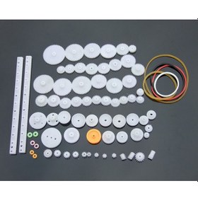 Resim 75 Parça Plastik Dişli Seti Rc Çark Arduino Oyuncak Robot Araba G 