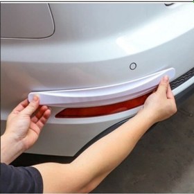 Resim Araba Tampon Koruyucu Karbon Desenli Beyaz-9093404922970gn 