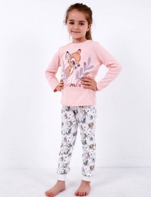 Resim Disnep Lisanslı Çocuk Pijama Takım 18453 - SOMON / 7 yaş 
