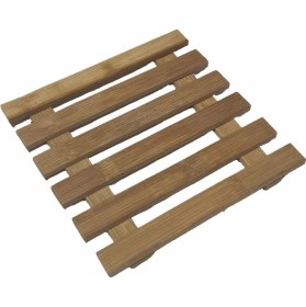 Resim Doğal Bambu Nihale, Kare Şekilli, 15X15 Cm, Sıcak Tencere Altlığı 