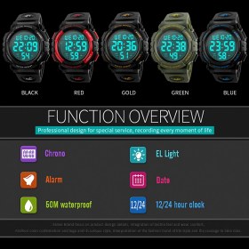 Resim Skmei Erkek Saat Kol Saat Su Geçirmez Açık 