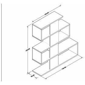 Resim Bicabin Bicabin Gordion Pyramid Kitaplık 