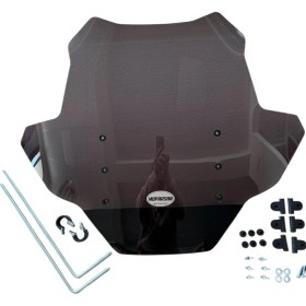 Resim Moparsan Atv Büyük Boy Füme Yeni Model 60*80 Ön Cam Siperlik 
