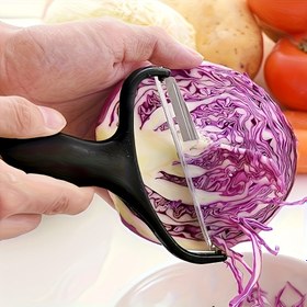 Resim Paslanmaz Çelik Lahana Soyucu Sebze Dilimleyici Rendeleme Çok Amaçlı Mutfak Aleti 
