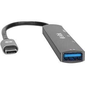 Resim S-link Swv-usbc023 4in1 Gri Metal Type-c Hub: Usb 3.0, 2x Usb 2.0 Ve Pd Şarj Adaptör 