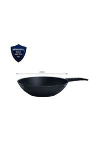 Resim Karaca Biodiamond Antibakteriyel Kulp Wok Tava 28 Cm 