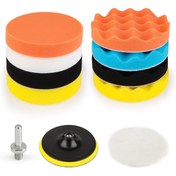 Resim Genel Markalar Telvesse Pasta Cila Polisaj Parlatma Pedi Seti 115mm 11 Parça Oto Parlatıcı Pedleri Otomotiv Parlatm 