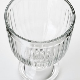 Resim IKEA 4 Adet Kadehli Cam Bardak Seti Şeffaf Renk MeridyenDukkan 28 cl, 4 Adet Su-Meşrubat Bardağı 