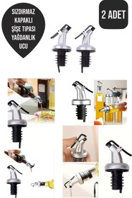 Resim CocoVia ( 2 ADET ) Sızdırmaz Kapaklı Şişe Tıpası Yağdanlık Ucu Yağdanlık Başlığı,Tapa,Tıpa, Kapaklı Şişe Ucu 