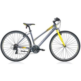 Resim Carraro Sportive 322 Kadın Şehir Bisikleti 28 Jant Full Shimano 21 Vites Mat Antrasit Sarı 4 