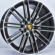 Resim R1 Wheels 21 inç 5*130 ET65 Siyah Jant Takımı (J-1310) 