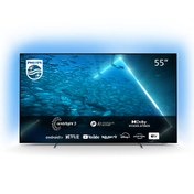 Resim 55OLED707/12 139 CM 55" 4K UHD OLED Android 3 Taraflı Ambilight TV Philips