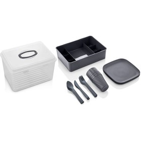 Resim Carpekitchen Organizer Piknik Seti 33 Parça 6 Kişilik Bardak ve Baharat Taşıma Aparatlı 