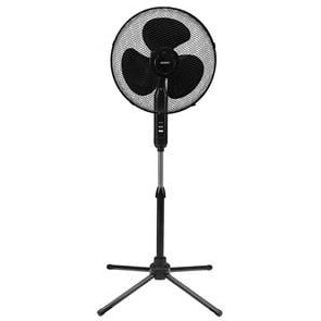 Everest FAN10 EcoWind Siyah 16 Maks 45W 3 Kademe 1100RPM Metal Yıldız Ayak 3 Bıçaklı Vantilatör/ Per