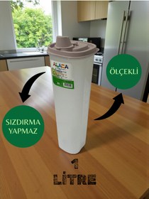 Resim Alaca Ölçekli Yağdanlık , Sızdırmaz Sıvı Yağlık Sirkelik 1 Litre 